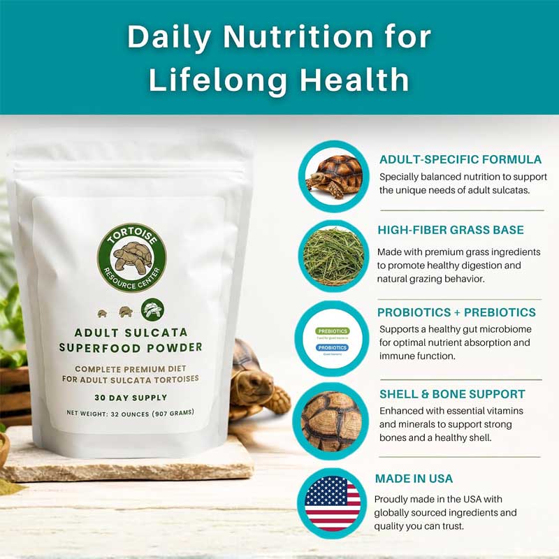 Adult Sulcata Superfood 5 Adult Sulcata Superfood