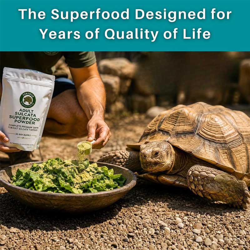 Adult Sulcata Superfood 8 Adult Sulcata Superfood