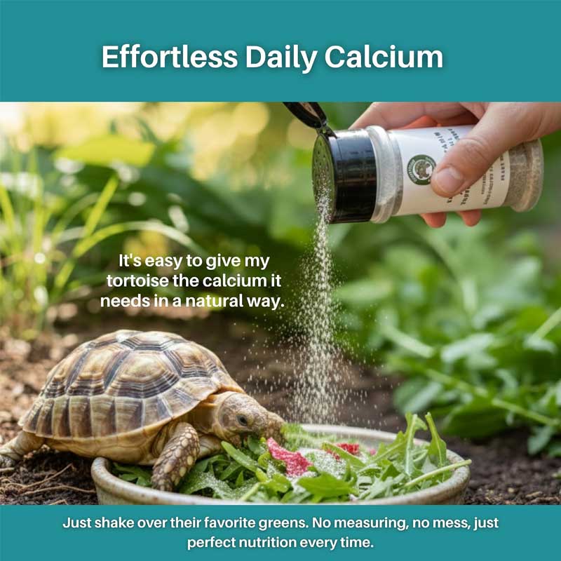Tortoise Calcium Topper 4 Tortoise Calcium Topper with Vitamin D3
