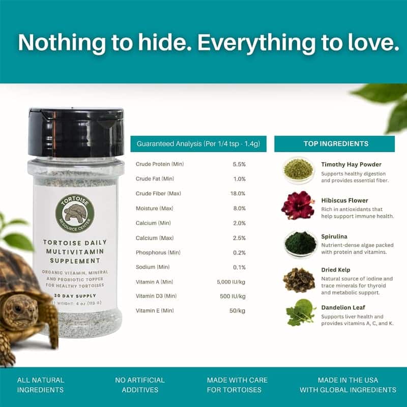 Tortoise Daily Multivitamin 9 Tortoise Daily Multivitamin Supplement